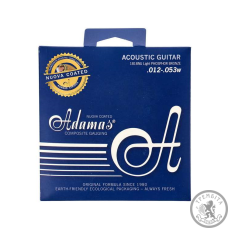 Струны для акустической гитары Adamas Nuova Coated Phosphor Bronze 1818NU, 12-53w Струны для акустической гитары Adamas Nuova Coated Phosphor Bronze 1818NU, 12-53w