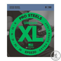 Струни для електрогітари D`ADDARIO EPS530 XL PRO STEELS EXTRA SUPER LIGHT 08-38