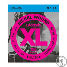 Струни для електрогітари D`ADDARIO EXL120+ XL SUPER LIGHT PLUS (09.5-44) Струни для електрогітари D`ADDARIO EXL120+ XL SUPER LIGHT PLUS (09.5-44)