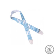 Ремень для гитары FENDER 2" MONOGRAMMED STRAP DAPHNE BLUE Ремень для гитары FENDER 2" MONOGRAMMED STRAP DAPHNE BLUE