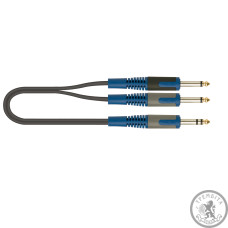 QUIK LOK RKSA100-2 инсертных кабель стерио Джек - 2 моно Джека, 2 м QUIK LOK RKSA100-2 инсертных кабель стерио Джек - 2 моно Джека, 2 м