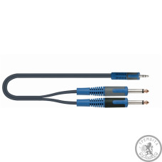 QUIK LOK RKSA140-2 RokSolid инсертных кабель стерео мини-джек 3,5 мм на 2 моно джека 6 QUIK LOK RKSA140-2 RokSolid инсертных кабель стерео мини-джек 3,5 мм на 2 моно джека 6