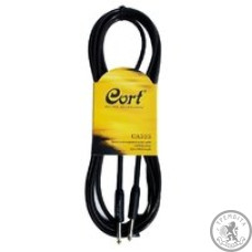 Инструментальний кабель (готовый) Джек-джек (прямой) CORT CA530 BK 4.5м Инструментальний кабель (готовый) Джек-джек (прямой) CORT CA530 BK 4.5м