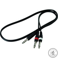 Инсертный кабель 1/4 TRS Jack - 2 х 1/4 Jack ROCKCABLE RCL20922 D4 1.5м