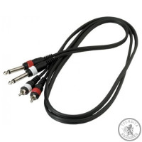 Інсертний кабель 2 х 1/4" Jack - 2 х RCA  ROCKCABLE RCL20932 D4  1.5м