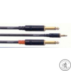 Соединительный кабель Cordial CFY 1,5 WPP mini jack stereo / 2x jack mono Соединительный кабель Cordial CFY 1,5 WPP mini jack stereo / 2x jack mono
