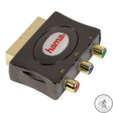 Перехідник Compact Adapter "Scart-OUT" Scart Plug-3 RCA (phono) Socket(YUV),metal
