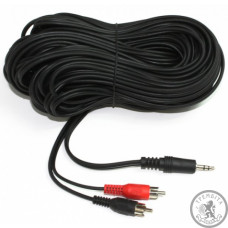 Кабель 3,5Джек - 2RCA Штекер CABLEXPERT CCA-458-20M Кабель 3,5Джек - 2RCA Штекер CABLEXPERT CCA-458-20M