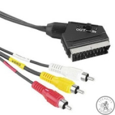 Кабель hama SCART - 3xRCA, 1,5 м Кабель hama SCART - 3xRCA, 1,5 м