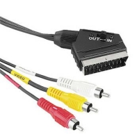 Кабель hama SCART - 3xRCA, 3 м 