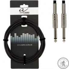 Инструментальный кабель Alpha Audio jack x2 (1.5м) Инструментальный кабель Alpha Audio jack x2 (1.5м)