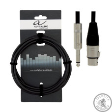 Кабель мікрофонний Alpha Audio XLR(п)x mono jack (1,5м) Кабель мікрофонний Alpha Audio XLR(п)x mono jack (1,5м)