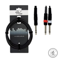 Кабель Alpha Audio 1stereo jack/2 mono jack (1.5м)