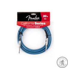Инструментальный кабель Fender California Instrument Cable 20 'LPB, Инструментальный кабель Fender California Instrument Cable 20 'LPB,