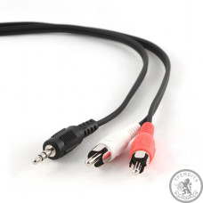 Кабель 3,5Джек - 2RCA Штекер CABLEXPERT CCA-458-15M Кабель 3,5Джек - 2RCA Штекер CABLEXPERT CCA-458-15M