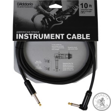 Инструментальный кабель PLANET WAVES PW-AMSGRA-10 AMERICAN STAGE, RIGHT to STRAIGHT, 10f Инструментальный кабель PLANET WAVES PW-AMSGRA-10 AMERICAN STAGE, RIGHT to STRAIGHT, 10f