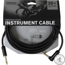 Инструментальный кабель PLANET WAVES PW-AMSGRA-20 AMERICAN STAGE, RIGHT to STRAIGHT, 20ft Инструментальный кабель PLANET WAVES PW-AMSGRA-20 AMERICAN STAGE, RIGHT to STRAIGHT, 20ft
