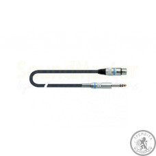 Микрофоны кабель QUIK LOK CM189-9BK (стерео 6.3мм джек - XLR папа), 9м Микрофоны кабель QUIK LOK CM189-9BK (стерео 6.3мм джек - XLR папа), 9м
