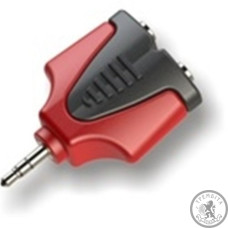 Переходник Roxtone RPAN360 3.5mm. jack stereo male (папа) 2 * 3.5mm. jack stereo famale (мама)