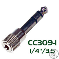 Перехідник SOUNDKING SKCC309-1 3.5 Гніздо - 6,3 Штекер