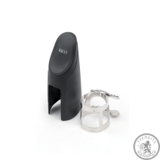 Лігатура + ковпачок для кларнета Bb D'ADDARIO RICO LIGATURE & CAP FOR Bb CLARINET Nickel-Plated