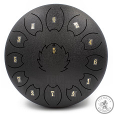 Глюкофон (Steel Tongue Drum) FZONE STD12I13N Black