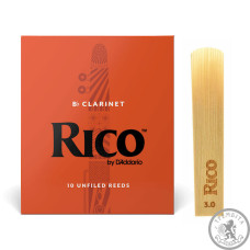 Трость к кларнета D’ADDARIO Rico - Bb Clarinet #3.0 Трость к кларнета D’ADDARIO Rico - Bb Clarinet #3.0