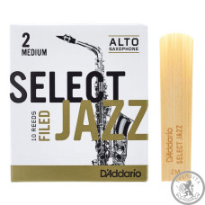 Тростина для альт саксофона D’ADDARIO RICO SelectJazz товщина 2 Medium Тростина для альт саксофона D’ADDARIO RICO SelectJazz товщина 2 Medium
