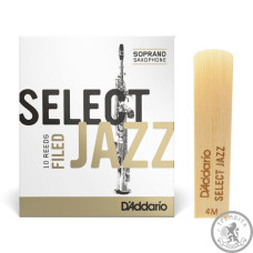 Тростини D’ADDARIO Select Jazz - Soprano Sax 4M (1шт) Тростини D’ADDARIO Select Jazz - Soprano Sax 4M (1шт)