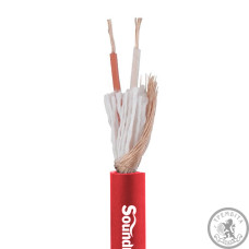 Микрофонный кабель (на метры) SoundKing GA202 Red Микрофонный кабель (на метры) SoundKing GA202 Red