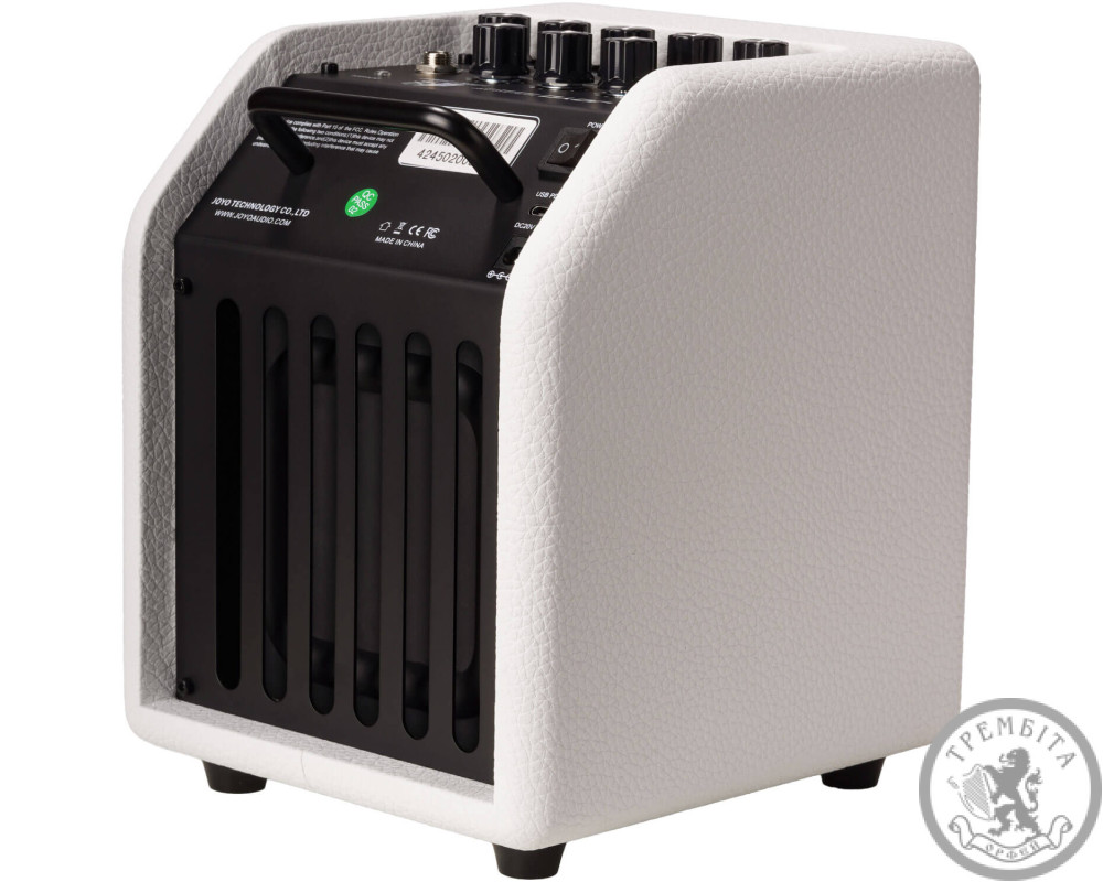 Комбопідсилювач для бас-гітари Joyo BA-30 Vibe Cube White