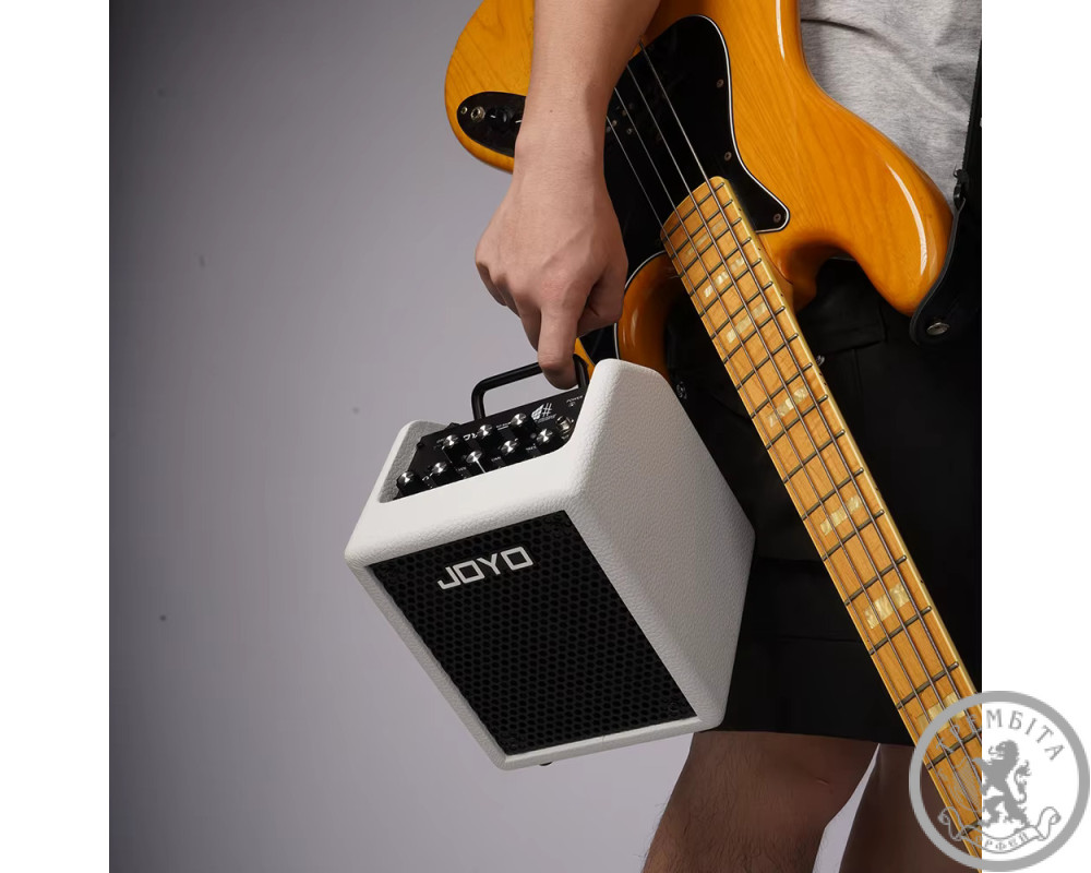 Комбопідсилювач для бас-гітари Joyo BA-30 Vibe Cube White
