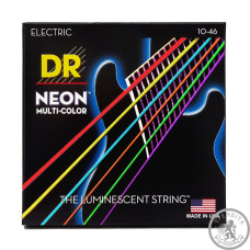Струни для електрогітари DR NMCE-10 NEON MULTI-COLOR - MEDIUM (10-46) Струни для електрогітари DR NMCE-10 NEON MULTI-COLOR - MEDIUM (10-46)
