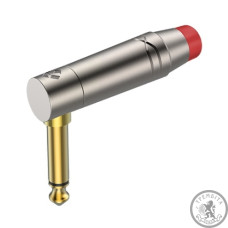 Роз'єм Roxtone RJ2RPP-RD-NG Jack 6,3 (mono) кутовий