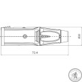 Роз'єм Roxtone RJ3FP-NN 6.3 стерео Jack female (мама)