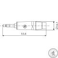 Роз'єм Roxtone RMJ3PX-NN Jack 3,5 (stereo)