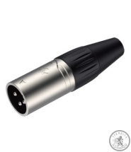 Роз'єм Roxtone RX3MP-NT XLR male (тато) Роз'єм Roxtone RX3MP-NT XLR male (тато)