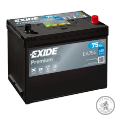 Аккумулятор EXIDE 6СТ-75 АзЕ PREMIUM EA754 Аккумулятор EXIDE 6СТ-75 АзЕ PREMIUM EA754