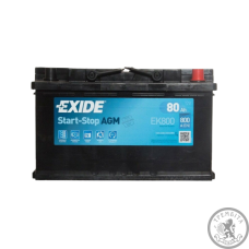 Аккумулятор EXIDE 6СТ-80 AGM EK800 Аккумулятор EXIDE 6СТ-80 AGM EK800