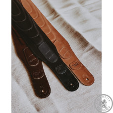 Ремень гитарный Straps and Adds Wide Leather brown