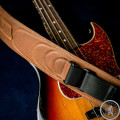 Ремень гитарный Straps and Adds Wide Leather cognac