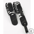 Ремень гитарный Straps and Adds Zebra nyl+fab black