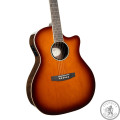 Акустична гітара зі звукознімачем Cort Exotic-GA Walnut Sunburst