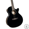 Акустична гітара зі звукознімачем Cort Exotic SFX Ash Black Gloss