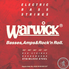 Струны для Бас-гитары WARWICK 42301 RED LABEL M5B (45-135) Струны для Бас-гитары WARWICK 42301 RED LABEL M5B (45-135)