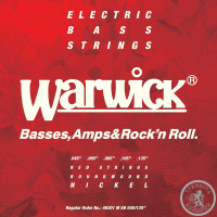 Струни для Бас-гітари WARWICK 46301 RED Nickel Plated Medium 5-String (45-135)