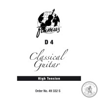 Струна для классической гитары 4 (D) Framus 49332S High Tension