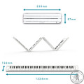 Фортепіано розкладне Carry-on Folding Piano Touch (88 клавіш) White