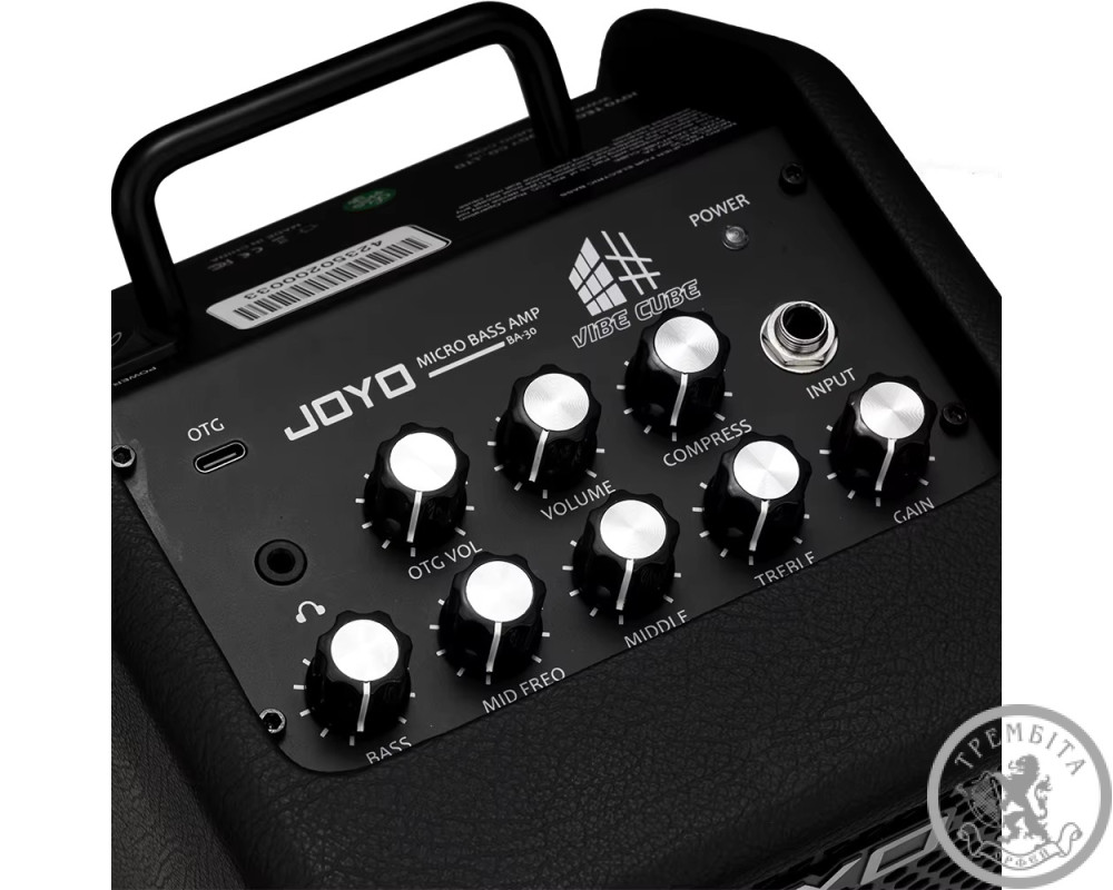 Комбопідсилювач для бас-гітари Joyo BA-30 Black (30W)
