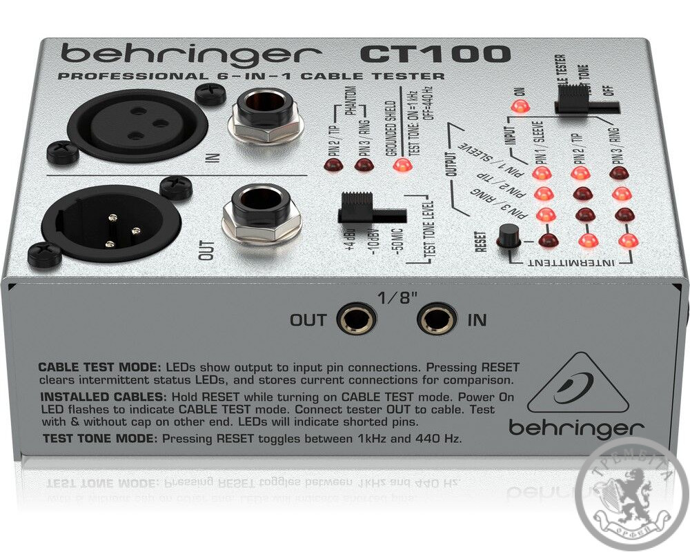 Тестер кабелів BEHRINGER CT100